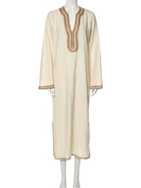 Nili Lotan Honor Moroccan caftan/dress with intricate embroidery